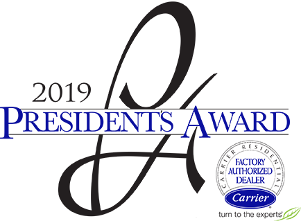 carrier president award logo