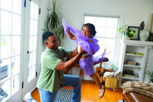 dad and daughter