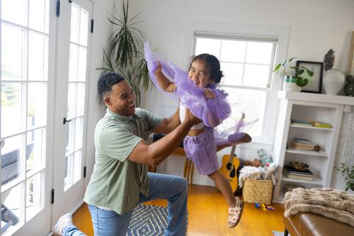 dad and daughter