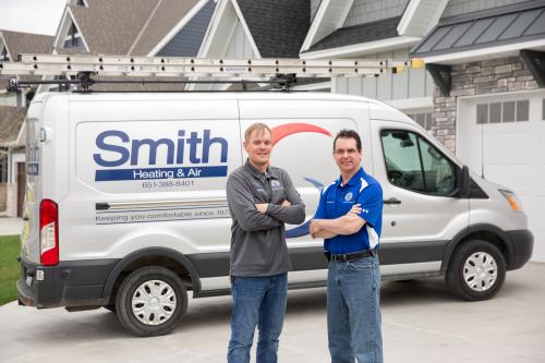 smith heating and air red wing